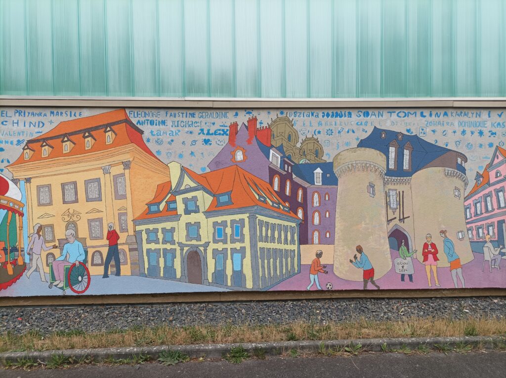 l'ancienne mairie d'Erlangen devenue musée de la ville, à côté de laquelle est situé le bar du frère de Michael, et son atelier est à l'étage